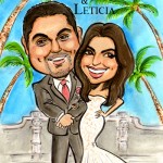 wedding caricature by cartoon you caricatures